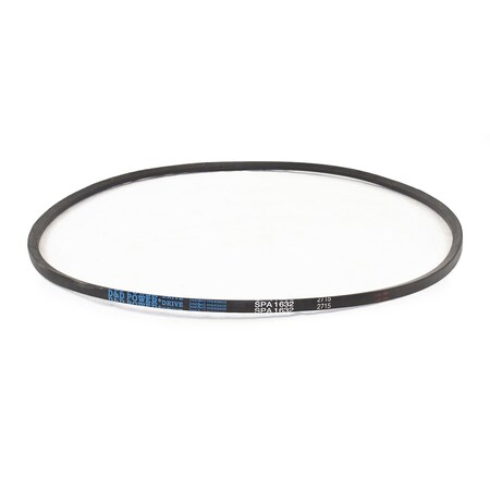 D&D SPA1632 Metric V-Belt, 1632mm Outside Length, 13 mm Top Width, 10 mm Thickness, 1 Ribs SPA1632